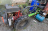 Jednoosý malotraktor s valníkem (Uniaxial small tractor with flatbed) MF